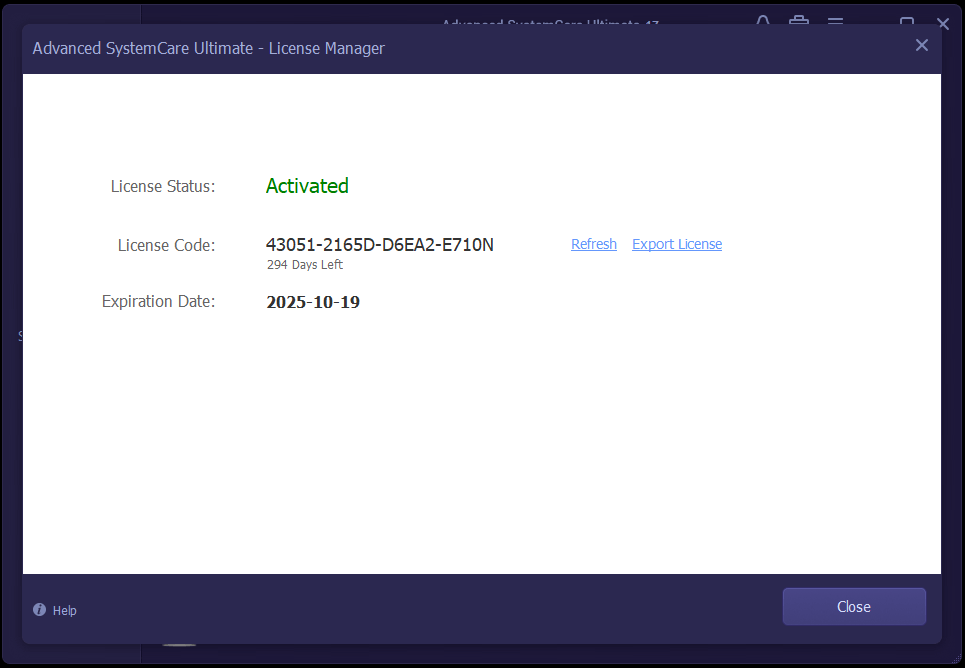 Advanced SystemCare Ultimate License Key