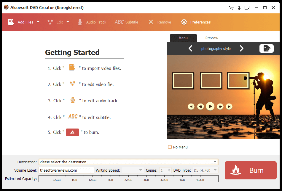 Aiseesoft DVD Creator ScreenShot