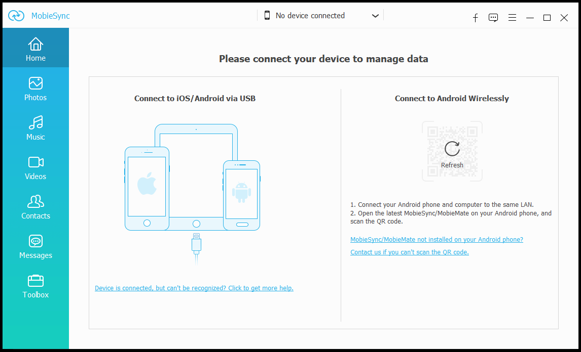 Aiseesoft MobieSync ScreenShot