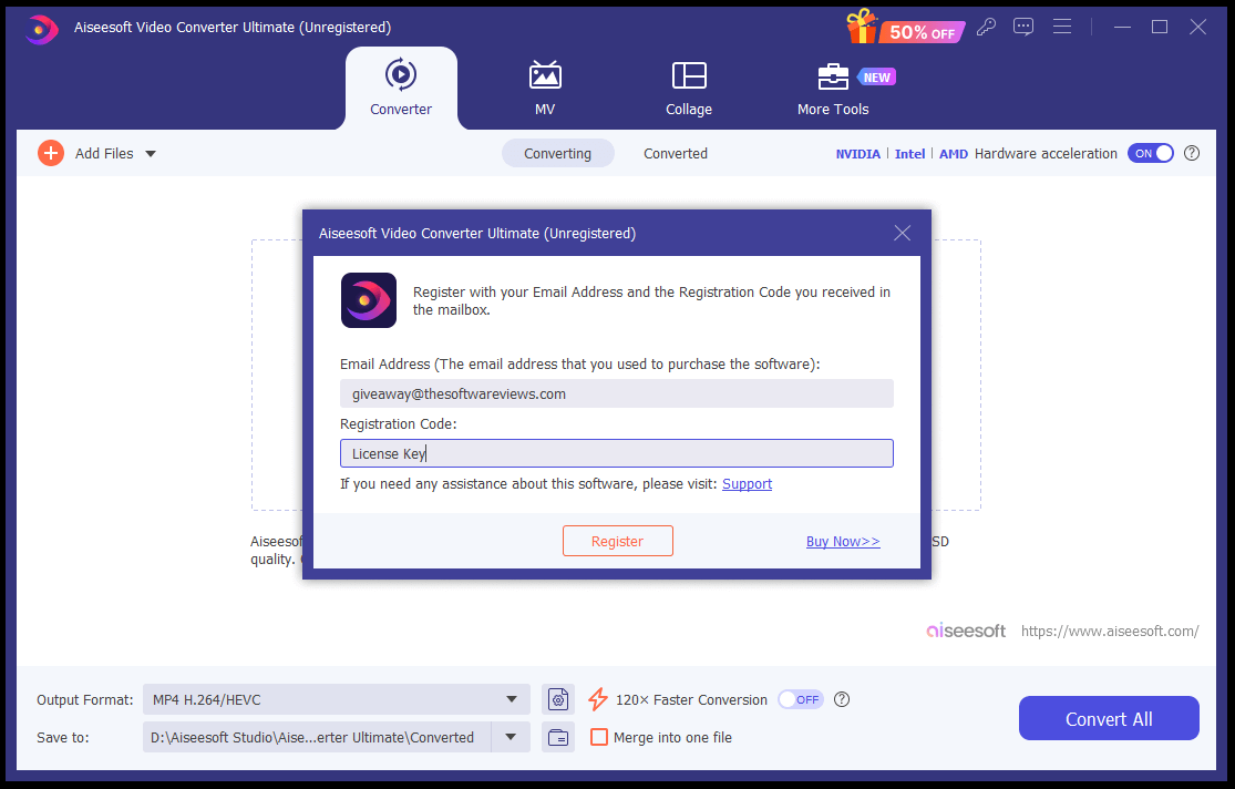 Aiseesoft Video Converter Ultimate Registration Code