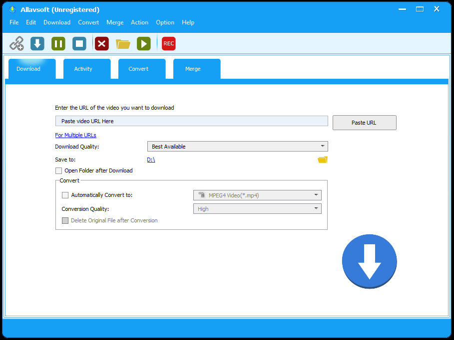 Allavsoft Video Downloader ScreenShot
