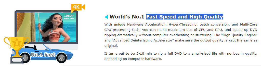 MacX DVD Ripper Pro Fast Speed and High Quality