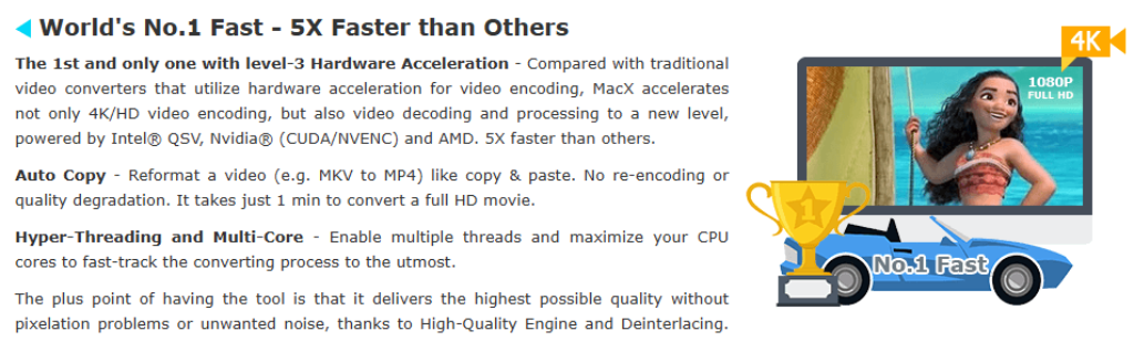 MacX Video Converter Pro - 5X Faster