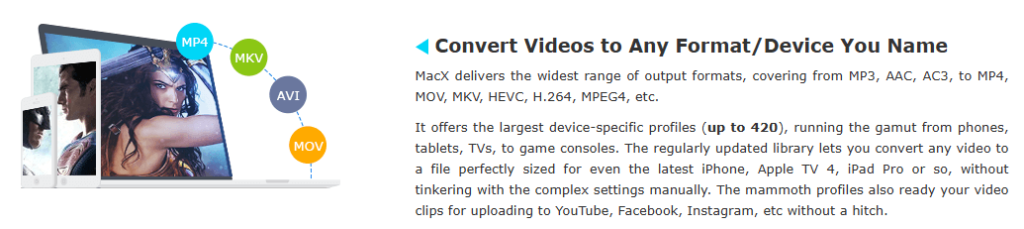 MacX Video Converter Pro - Convert Videos to Any Format