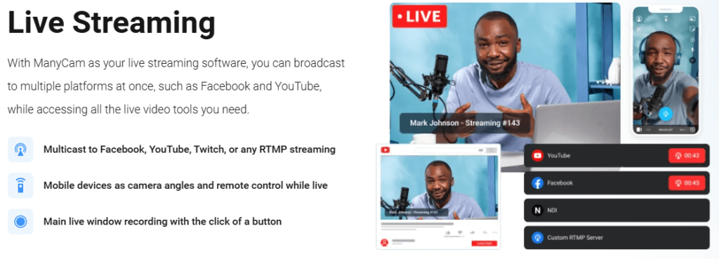 ManyCam Live Streaming