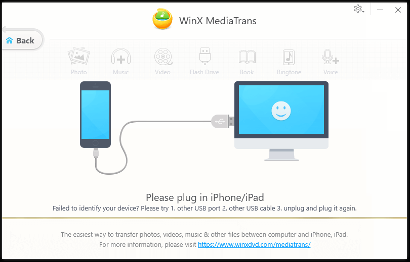 WinX MediaTrans Photo Transfer