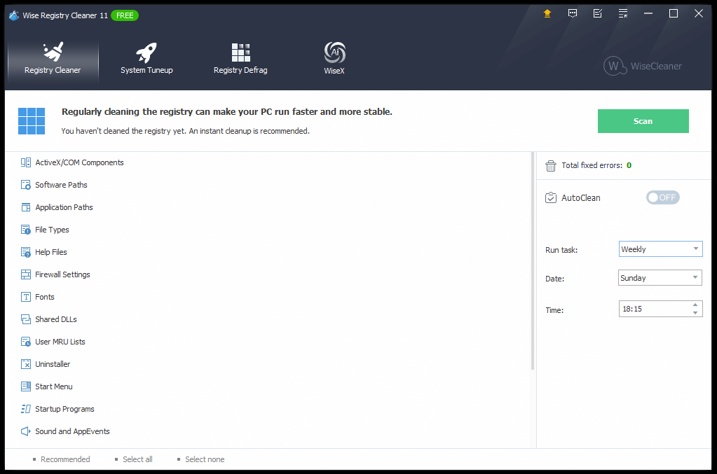 Wise Registry Cleaner Pro - Registry Cleaner