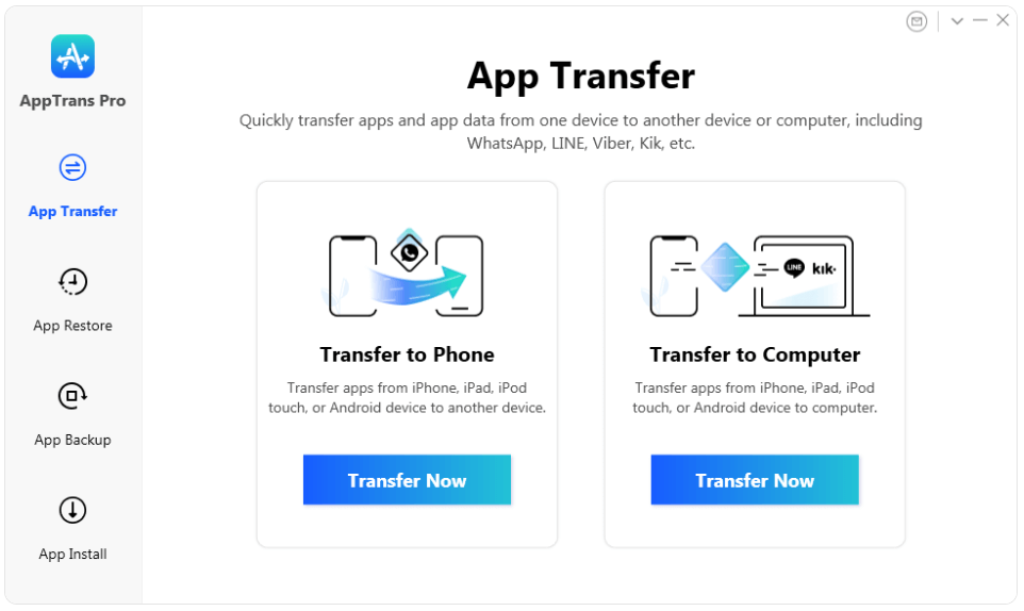 iMobie AppTrans ScreenShot